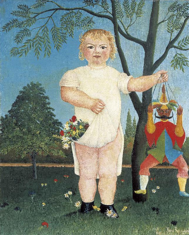 Henri Rousseau Zur Feier des Kindes oil painting image